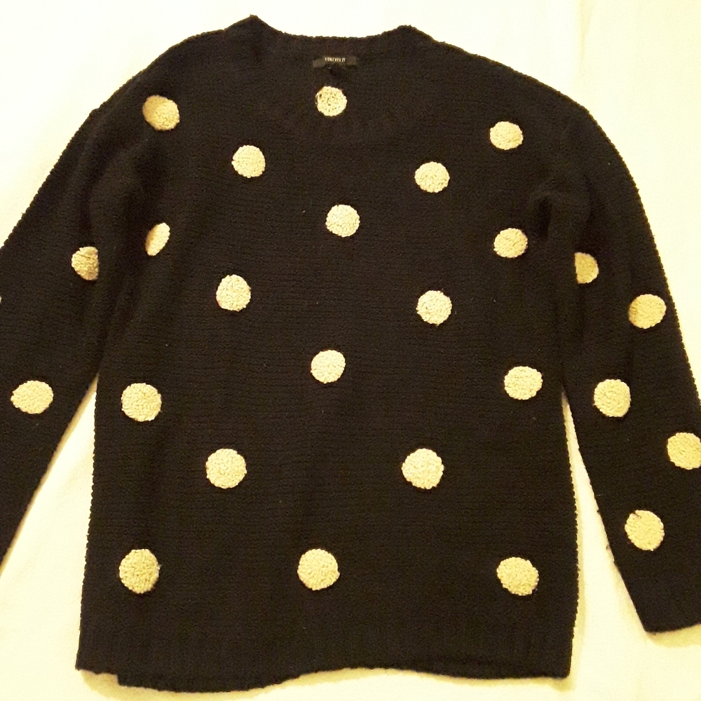 Forever 21 Polka Dot Sweater